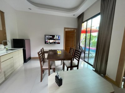 8R0230 ให้เช่า pool villa 2ห้องนอน 2ห้องน้ำ ราคา 50,000/เดือน โซนฉลอง