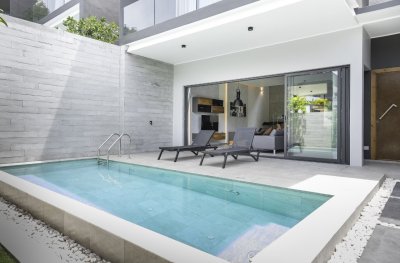 8R0235 This pool villa 3bedroom 2bathroom 85,000/month the house location at Chalong
