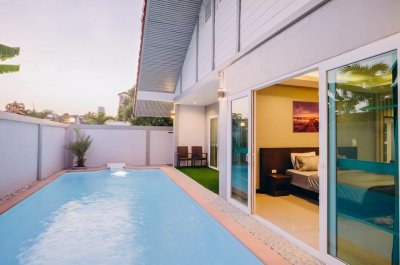 8R0282 ให้เช่า pool villa 2ห้องนอน 2ห้องน้ำ ราคา 65,000/เดือน โซนฉลอง