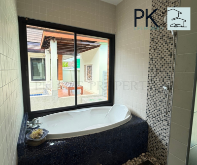 8R0283 Pool villa for rent 2 bedroom 3 bathroom 50,000/month at chalong