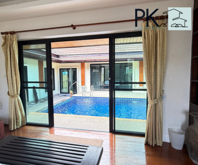 8R0283 Pool villa for rent 2 bedroom 3 bathroom 50,000/month at chalong