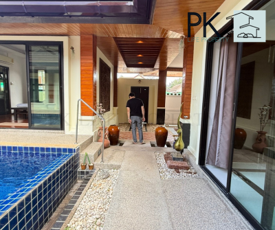 8R0283 Pool villa for rent 2 bedroom 3 bathroom 50,000/month at chalong