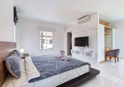 8R0289 This pool villa 3 bedroom 3 bathroom 85,000/month the house location at Chalong