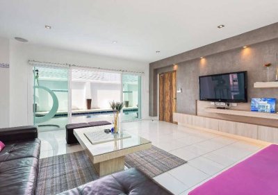 8R0289 This pool villa 3 bedroom 3 bathroom 85,000/month the house location at Chalong