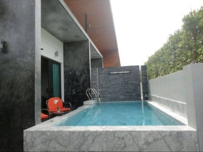 8R0297  This pool villa 2bedroom 2bathroom 60,000/month the house location at Chalong