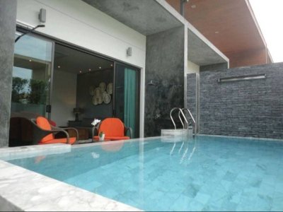 8R0297  This pool villa 2bedroom 2bathroom 60,000/month the house location at Chalong