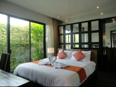 8R0297  This pool villa 2bedroom 2bathroom 60,000/month the house location at Chalong