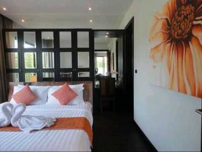 8R0297  This pool villa 2bedroom 2bathroom 60,000/month the house location at Chalong