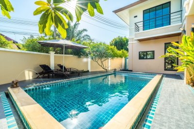 8R0301 ให้เช่า Pool villa โซนฉลอง 3 ห้องนอน 5 ห้องน้ำ ราคา 120,000/เดือน โซนฉลอง