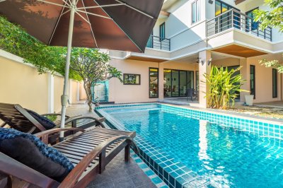 8R0301 ให้เช่า Pool villa โซนฉลอง 3 ห้องนอน 5 ห้องน้ำ ราคา 120,000/เดือน โซนฉลอง