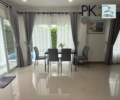 8R0315 ให้เช่า pool villa 3ห้องนอน 2 ห้องน้ำ ราคา 55,000/เดือน โซนฉลอง