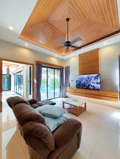 8R0323 ให้เช่า pool villa 3 ห้องนอน 3 ห้องน้ำ ราคา 100,000/เดือน โซนฉลอง