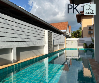 8R0334 This pool villa 3 bedroom 4 bathroom 60,000/month at Chalong