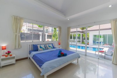 8R0336 ให้เช่า pool villa 4 ห้องนอน 3 ห้องน้ำ ราคา 110,000/เดือน โซนฉลอง