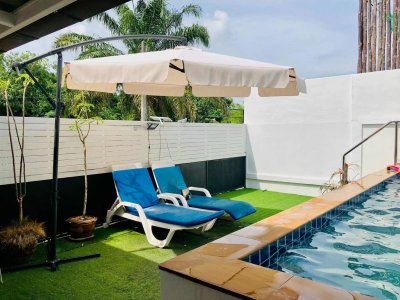 8R0349 ให้เช่า pool villa 2 ห้องนอน 2 ห้องน้ำ ราคา 40,000/เดือน โซนฉลอง