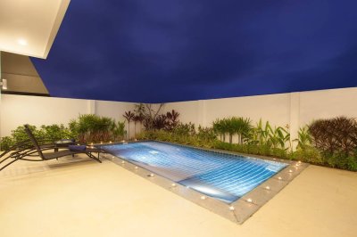 8R0369  This pool villa 2bedroom 2bathroom 60,000/month the house location at Chalong