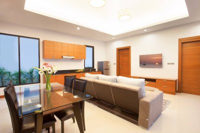 8R0369  This pool villa 2bedroom 2bathroom 60,000/month the house location at Chalong
