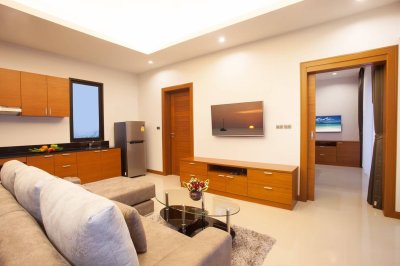 8R0369  This pool villa 2bedroom 2bathroom 60,000/month the house location at Chalong