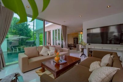 8R0756 Pool villa for rent 4 bedroom 6 bathroom 115,000/month at chalong