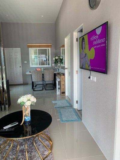 8R0389 ให้เช่าบ้านเดี่ยวชั้นเดียว 2 ห้องนอน 2 ห้องน้ำ ราคา 25,000/เดือน โซนฉลอง