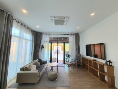 8R0392  This pool villa 3 bedroom 3 bathroom 75,000/month at Chalong have fully furnished