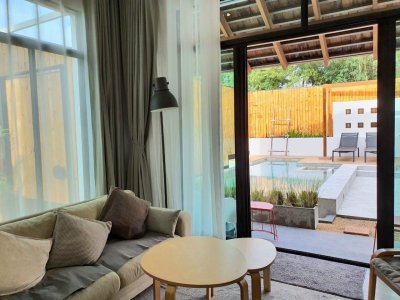 8R0392  This pool villa 3 bedroom 3 bathroom 75,000/month at Chalong have fully furnished