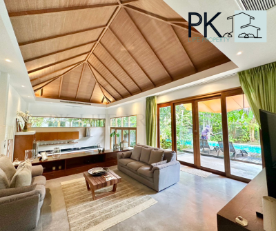 8R0411 ให้เช่า pool villa 3ห้องนอน 3ห้องน้ำ ราคา 120,000/เดือน โซนฉลอง