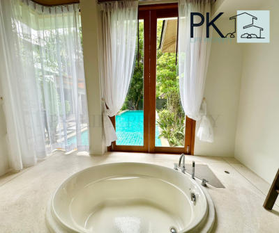 8R0411 ให้เช่า pool villa 3ห้องนอน 3ห้องน้ำ ราคา 120,000/เดือน โซนฉลอง