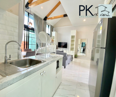 8R0427 ให้เช่า pool villa 3 ห้องนอน 2 ห้องน้ำ ราคา 70,000/เดือน โซนฉลอง