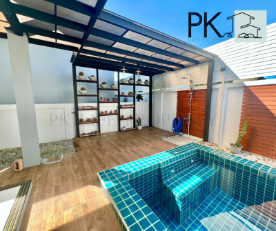 8R0427 ให้เช่า pool villa 3 ห้องนอน 2 ห้องน้ำ ราคา 70,000/เดือน โซนฉลอง