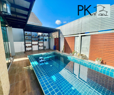 8R0427 ให้เช่า pool villa 3 ห้องนอน 2 ห้องน้ำ ราคา 70,000/เดือน โซนฉลอง