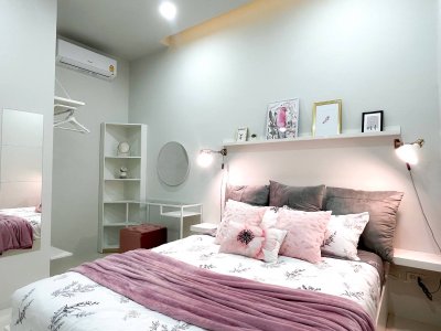 8R0428 ให้เช่าบ้านแฝดสองชั้น 2 ห้องนอน 1 ห้องน้ำ ราคา 29,000/เดือน โซนฉลอง