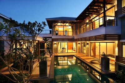 8R0445 ให้เช่า pool villa 3 ห้องนอน 3 ห้องน้ำ ราคา 180,000/เดือน โซนฉลอง