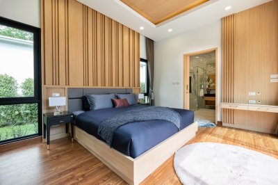 8R0447 This pool villa for rent  2 bedroom 2 bathroom 100,000/month the house location at Chalong have fully furnished