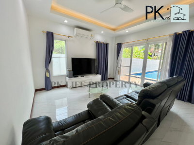 8R0454 ให้เช่า pool villa 4ห้องนอน 3ห้องน้ำ ราคา 80,000/เดือน โซนฉลอง