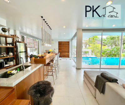 8R0471 ให้เช่า pool villa 3ห้องนอน 3ห้องน้ำ ราคา 120,000/เดือน โซนฉลอง