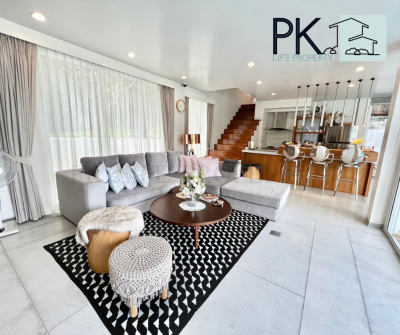 8R0471 ให้เช่า pool villa 3ห้องนอน 3ห้องน้ำ ราคา 120,000/เดือน โซนฉลอง