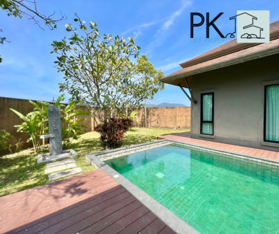 8R0472 ให้เช่าpool villa 3 ห้องนอน 3 ห้องน้ำ ราคา 100,000/เดือน โซนฉลอง