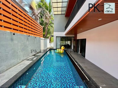 8R0485 Pool villa 3bedroom 3bathroom 130,000/month in chalong