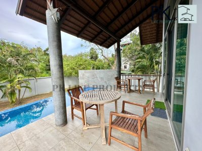 8R0486 ให้เช่า pool villa 2 ห้องนอน 3 ห้องน้ำ ราคา 70,000/เดือน โซนฉลอง