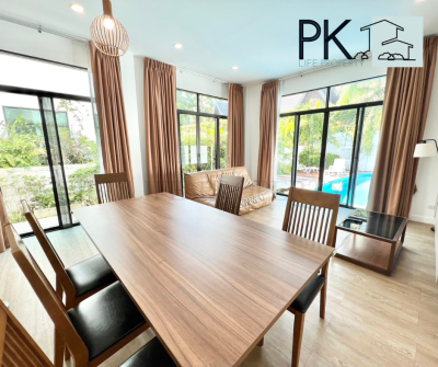8R0497 ให้เช่า pool villa 3 ห้องนอน 3 ห้องน้ำ ราคาให้เช่า 75,000 ต่อเดือน โซนฉลอง