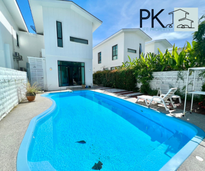 8R0497 ให้เช่า pool villa 3 ห้องนอน 3 ห้องน้ำ ราคาให้เช่า 75,000 ต่อเดือน โซนฉลอง
