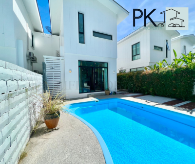 8R0497 ให้เช่า pool villa 3 ห้องนอน 3 ห้องน้ำ ราคาให้เช่า 75,000 ต่อเดือน โซนฉลอง