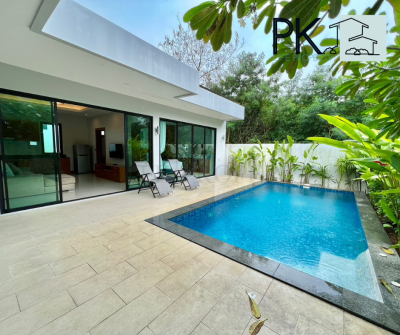 8R0501 ให้เช่า pool villa 2ห้องนอน 2ห้องน้ำ ราคา 60,000/เดือน โซนฉลอง