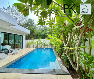 8R0501 ให้เช่า pool villa 2ห้องนอน 2ห้องน้ำ ราคา 65,000/เดือน โซนฉลอง