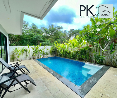 8R0501 Pool villa for rent 2bedroom 2bathroom 65,000/month the house location at Chalong