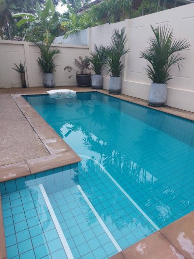 8R0510 Pool villa for rent 3 bedroom 2 bathroom 55,000/month at chalong