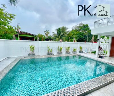 8R0519 Pool villa for rent 3bedroom 2bathroom 60,000/month at chalong have fully furnished