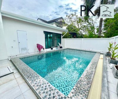 8R0519 Pool villa for rent 3bedroom 2bathroom 60,000/month at chalong have fully furnished