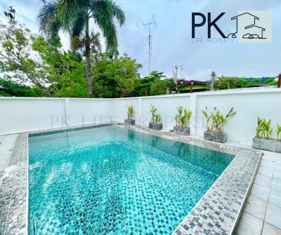 8R0519 Pool villa for rent 3bedroom 2bathroom 60,000/month at chalong have fully furnished